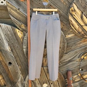 ◇ Larry Levine Gray Career Wide Leg Slacks Size 8